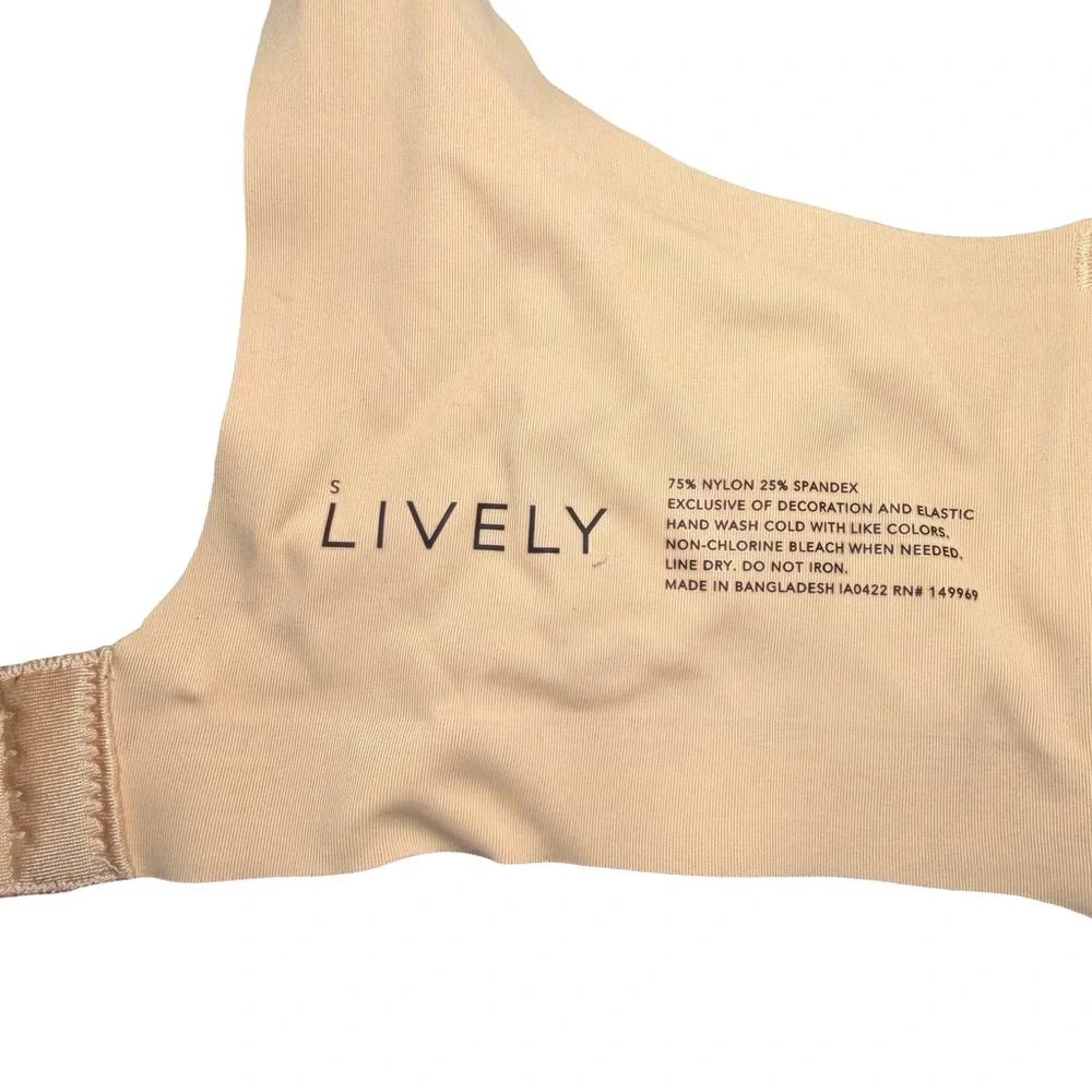 Lively The Sleek Scoop Bralette Size Small - 32C, 32D, 34A, 34B